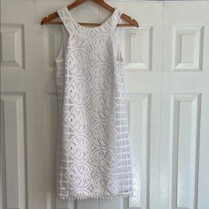 Lilly Pulitzer White Lace Halter Dress